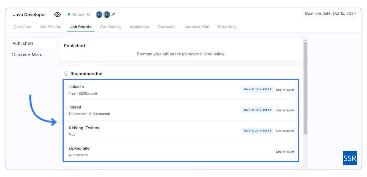 ATS often come with multiple native job board integrations