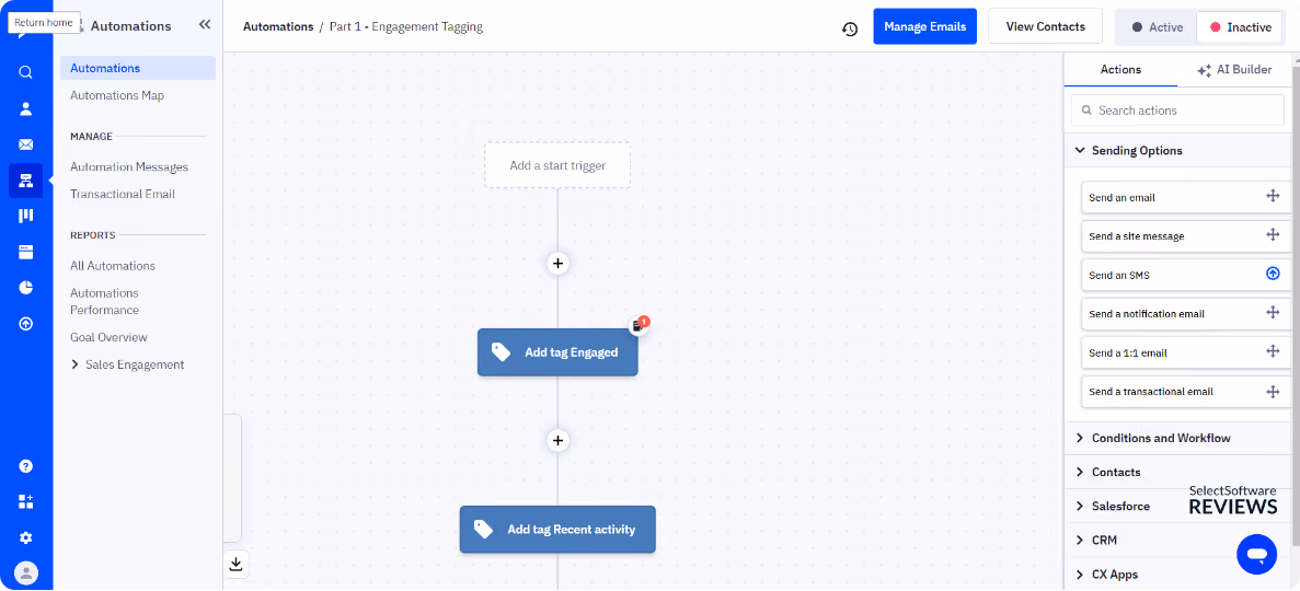 Best Marketing Automation for Multi-Lingual Capability ActiveCampaign