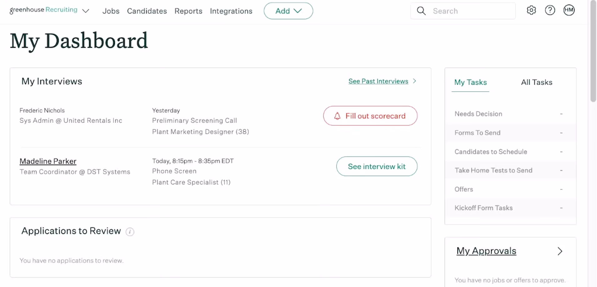 Greenhouse ATS can be a great fit for small businesses