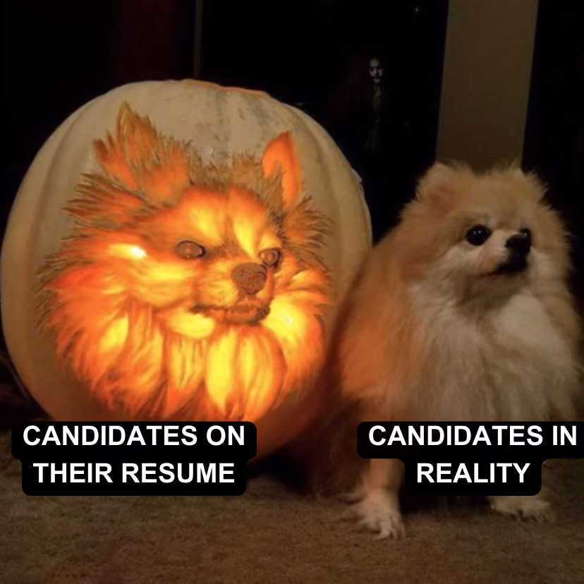 recruiting-meme-resume-vs-candidate-in-reality