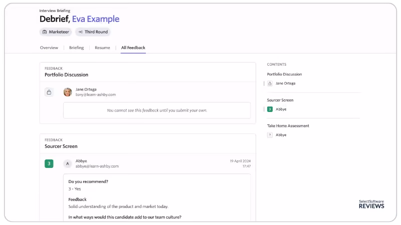 Applicant tracking systems benefits include note-taking and interview records