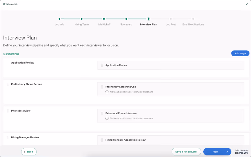 ATS vendors typically provide interview scheduling tools either in-house or via integration