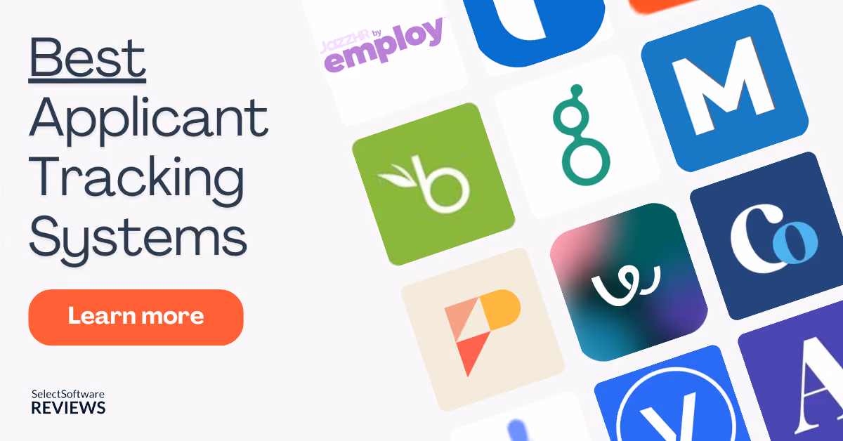 banner showing logos of best applicant tracking systems