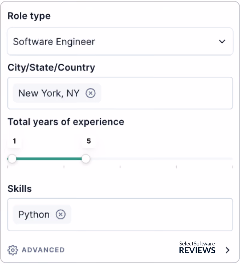 Robust applicant tracking software lets you search for candidates based on multiple factors including skills, keywords, and experience
