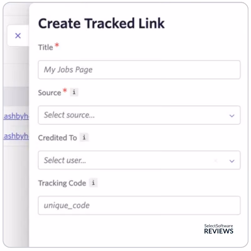 ATS like Ashby automatically track the source of hire for candidates