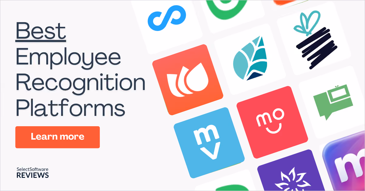 Logos of best employee recognition platforms