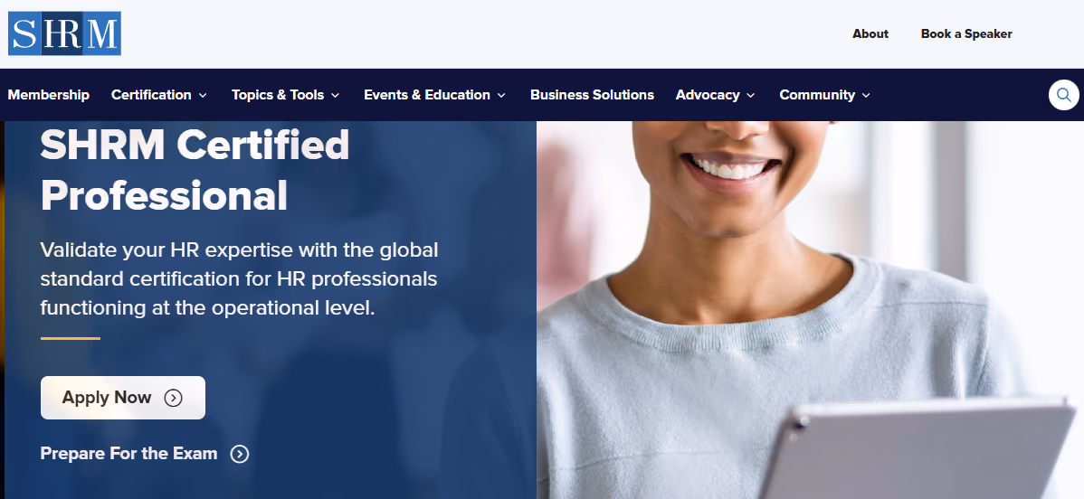 SHRM Certified Professional