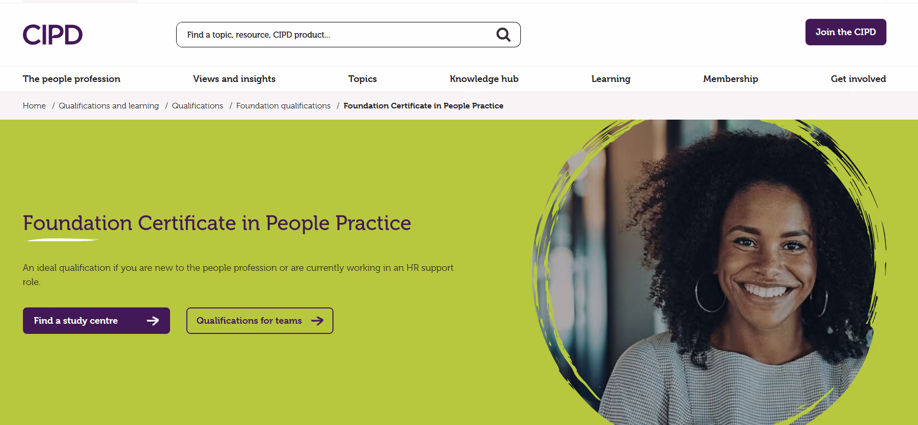 Foundation Certificate in People Practice