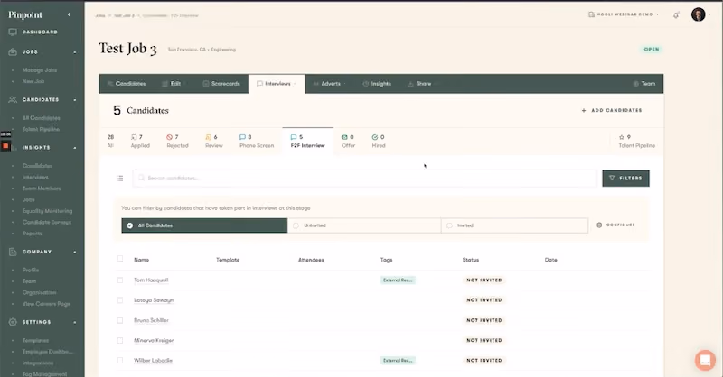 Pinpoint screenshot
