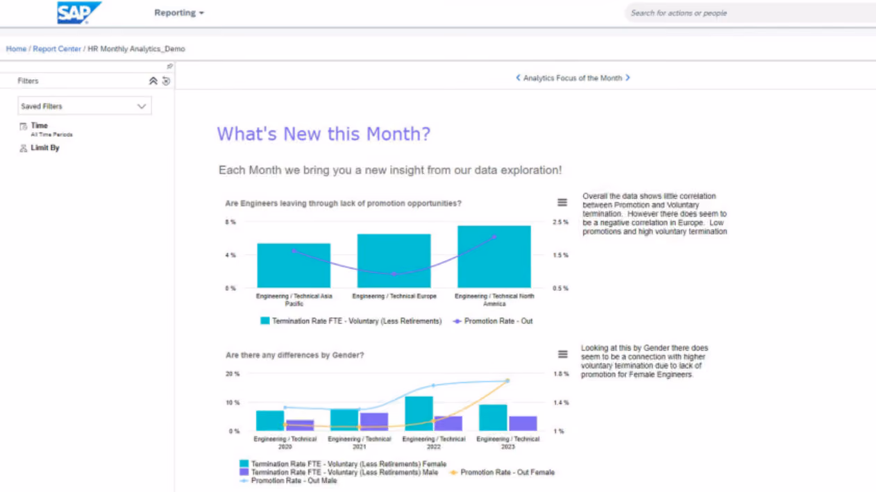 SAP workforce planning software screenshot