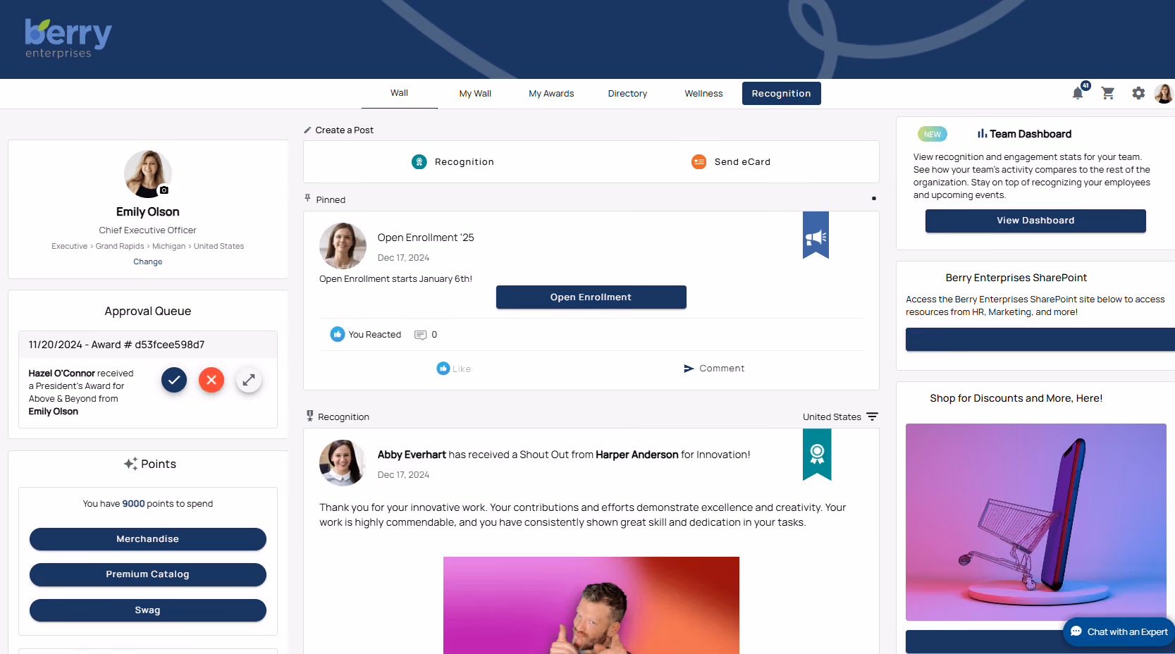 terryberry dashboard