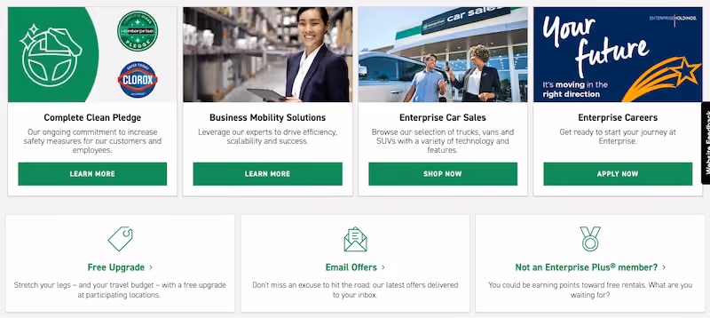 Enterprises promises for customer satisfaction