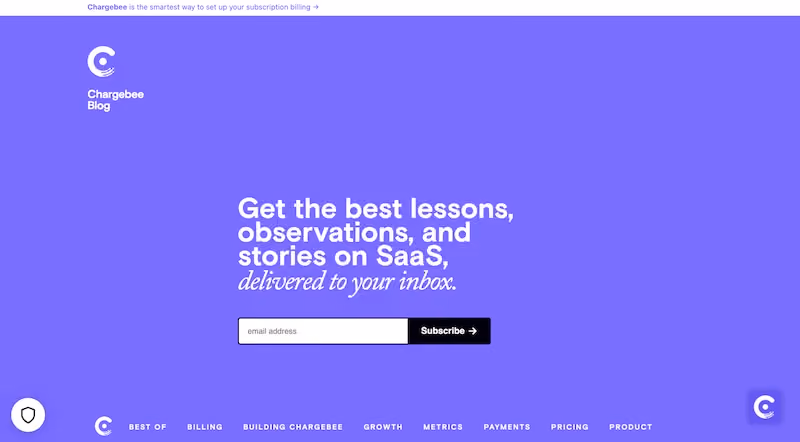 Chargebee successfully engages customers with blog
