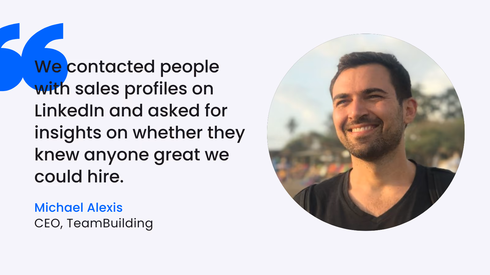 Michael Alexis hiring strategy