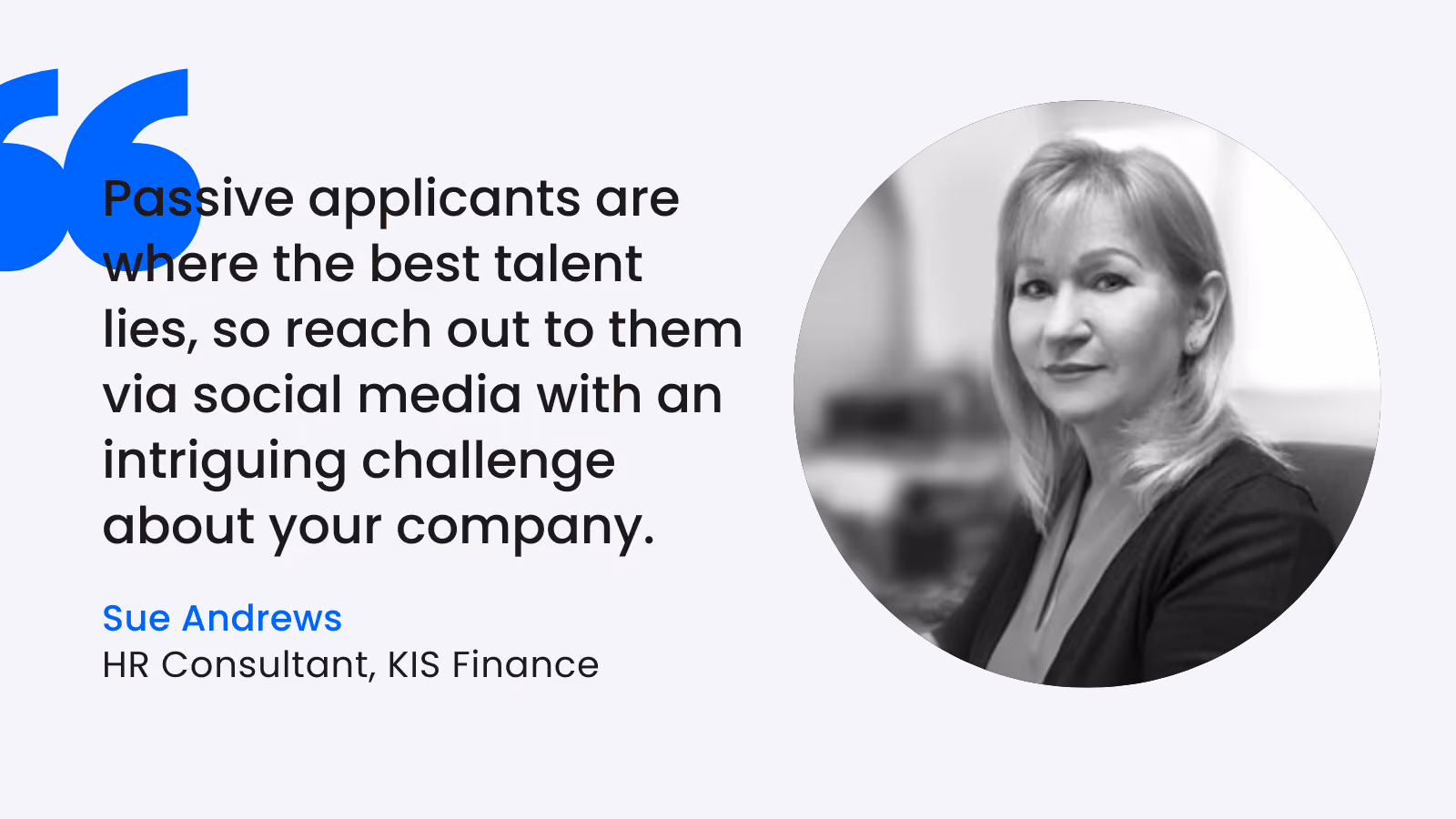recruitment strategy of Sue Andrews