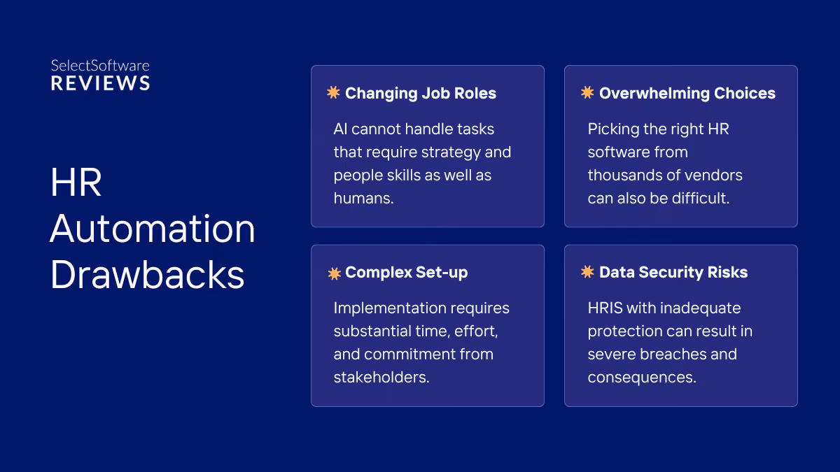 HR Automation Drawbacks