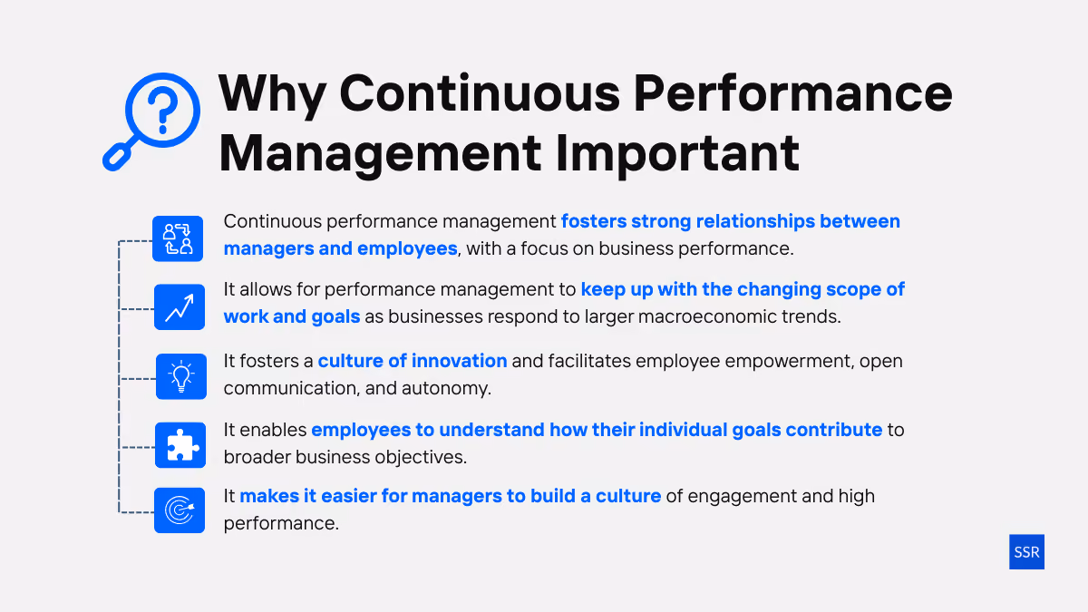 Why Continuous Performance Management Important