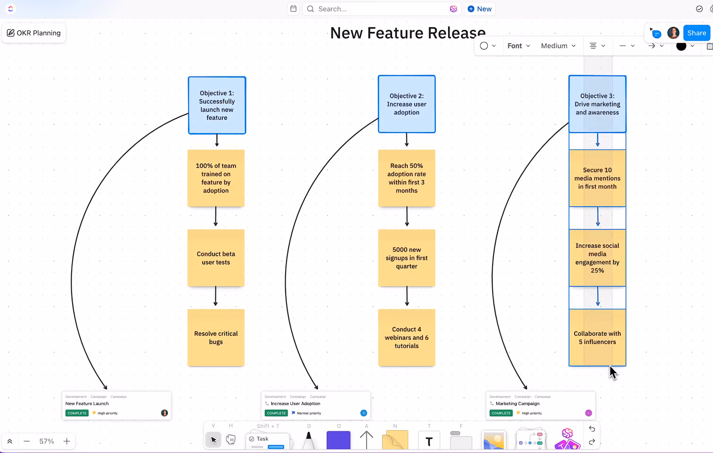 ClickUp project management software screenshot