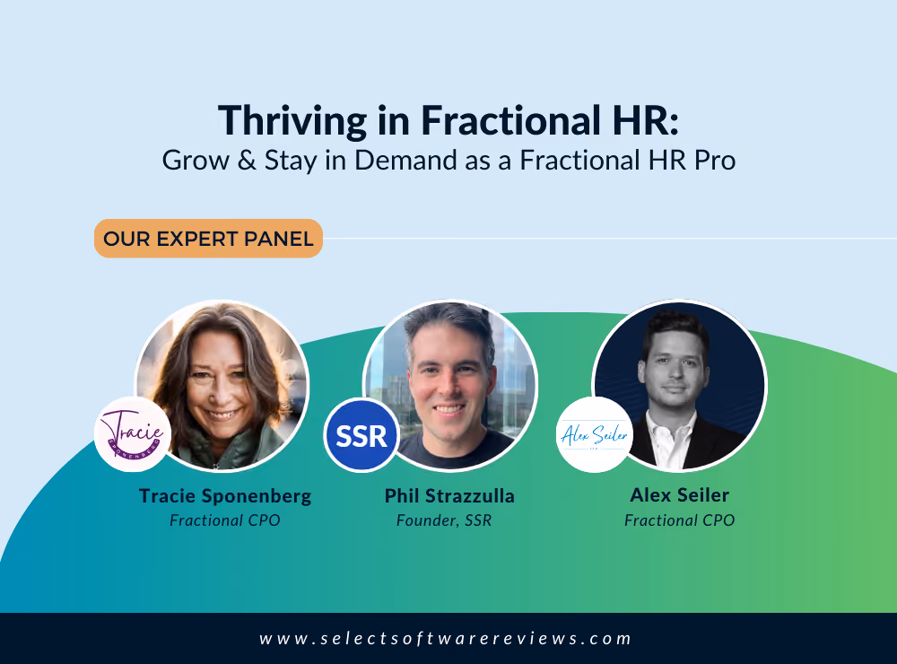 Event banner for Thriving in Fractional HR