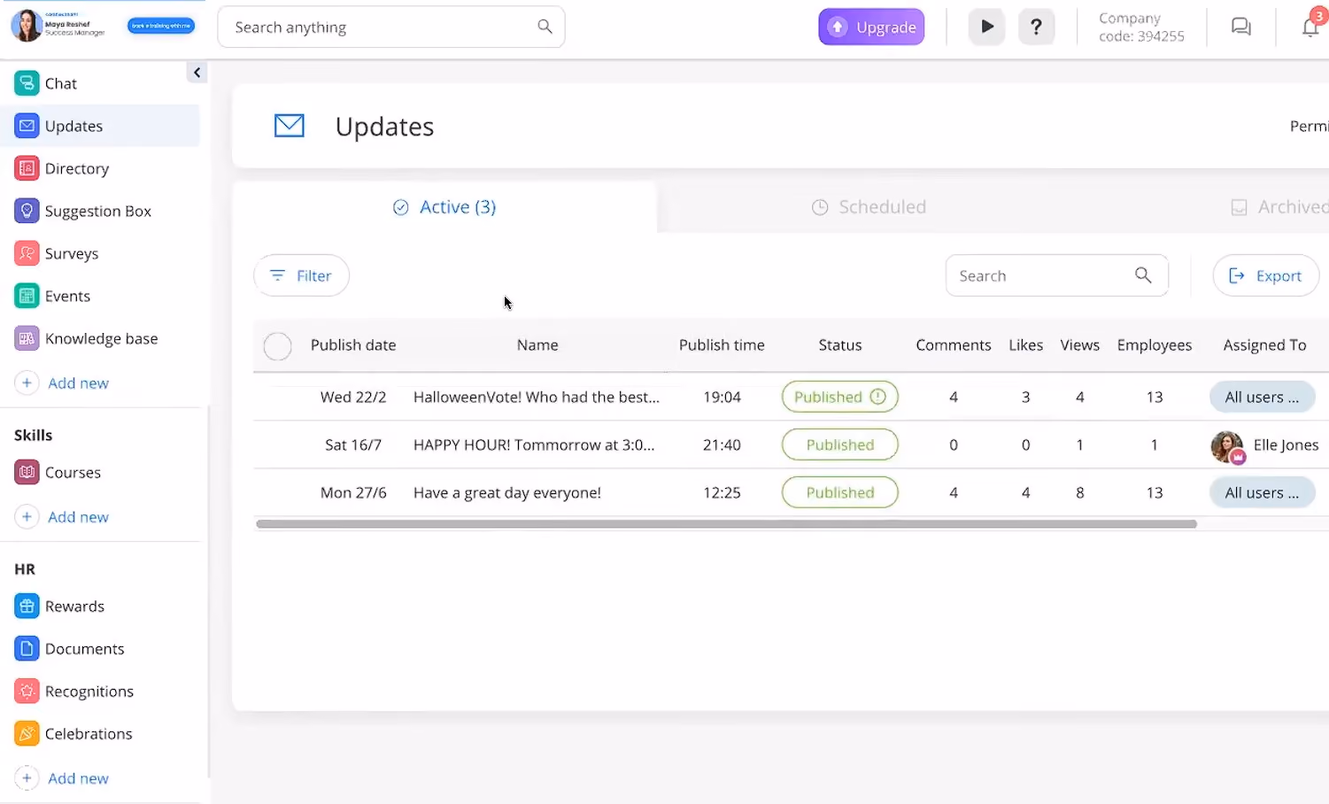 Connecteam is among the best employee engagement software for deskless teams