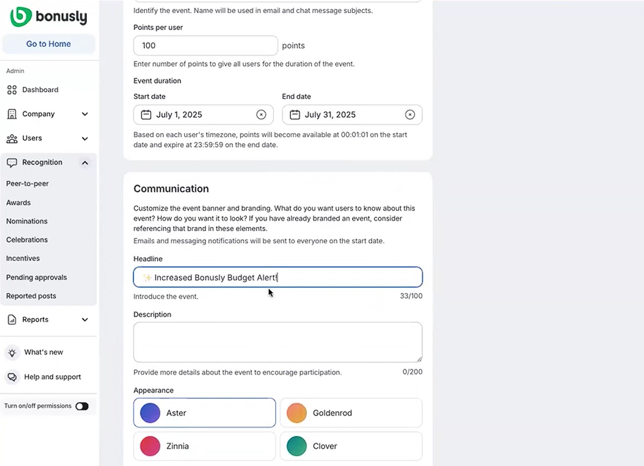 Employee experience software Bonusly
