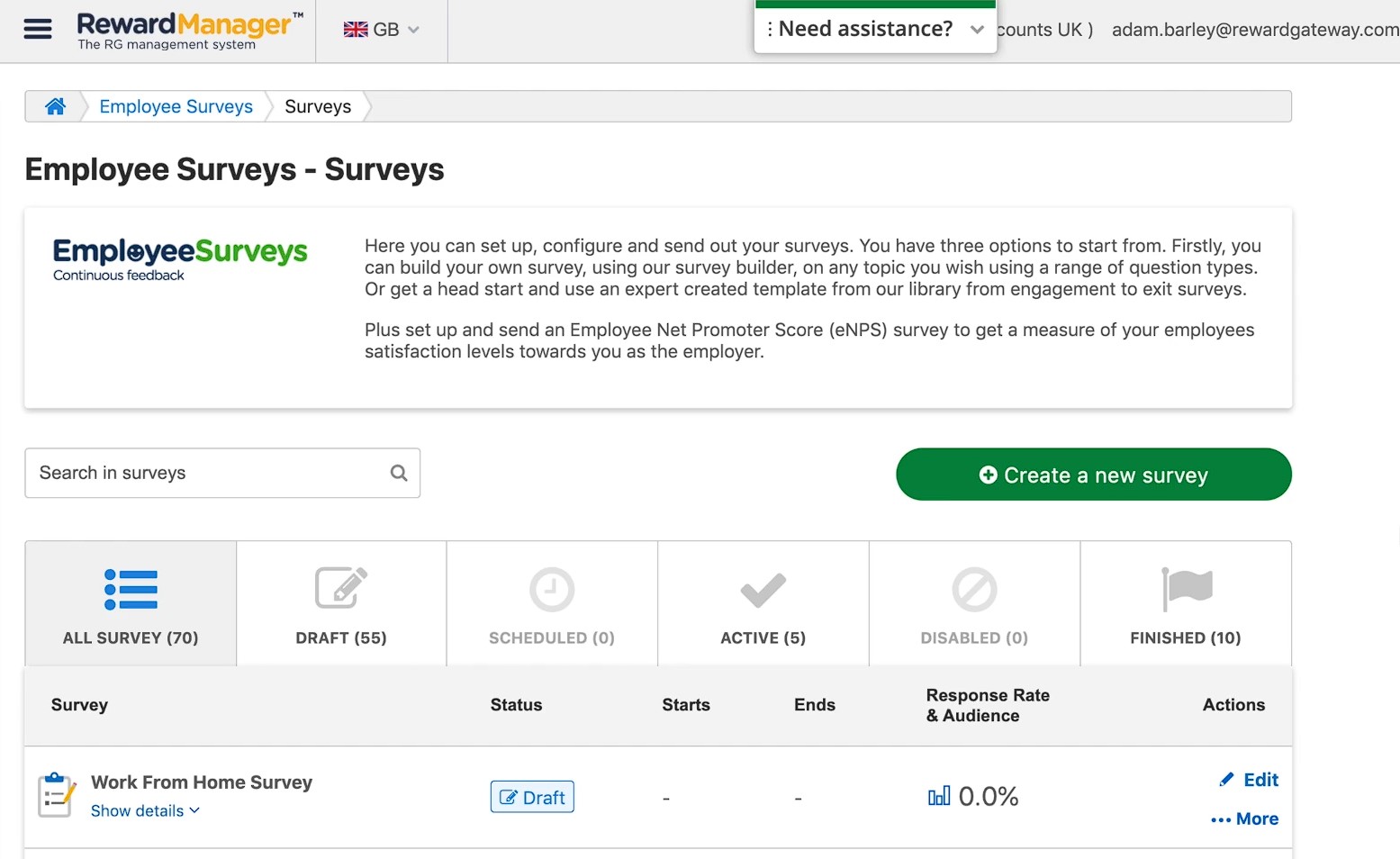 Employee engagement platform Reward Gateway