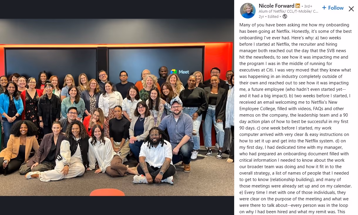 Netflix onboarding