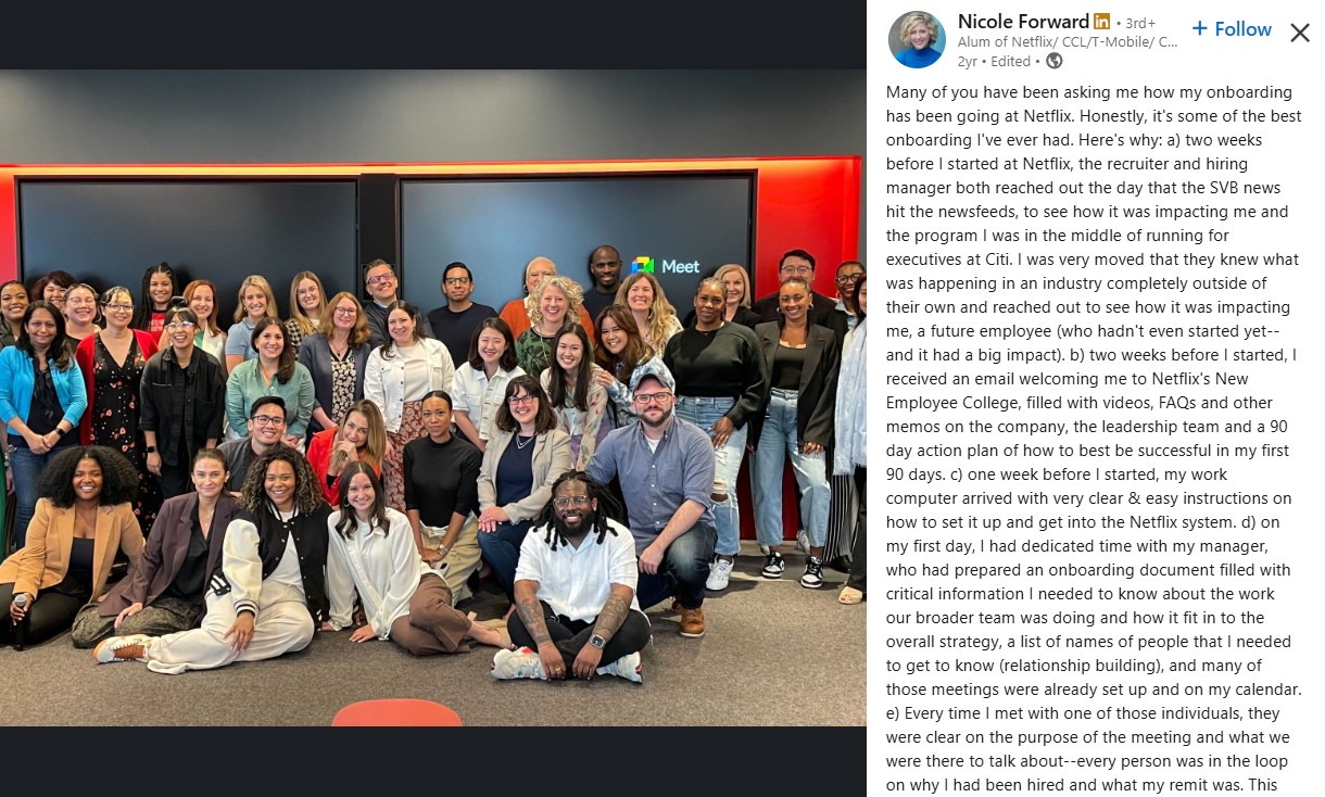 Netflix onboarding