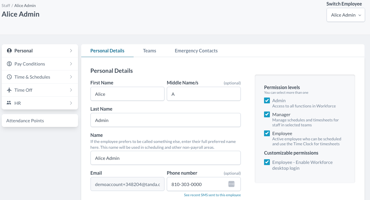 Workforce HCM platform
