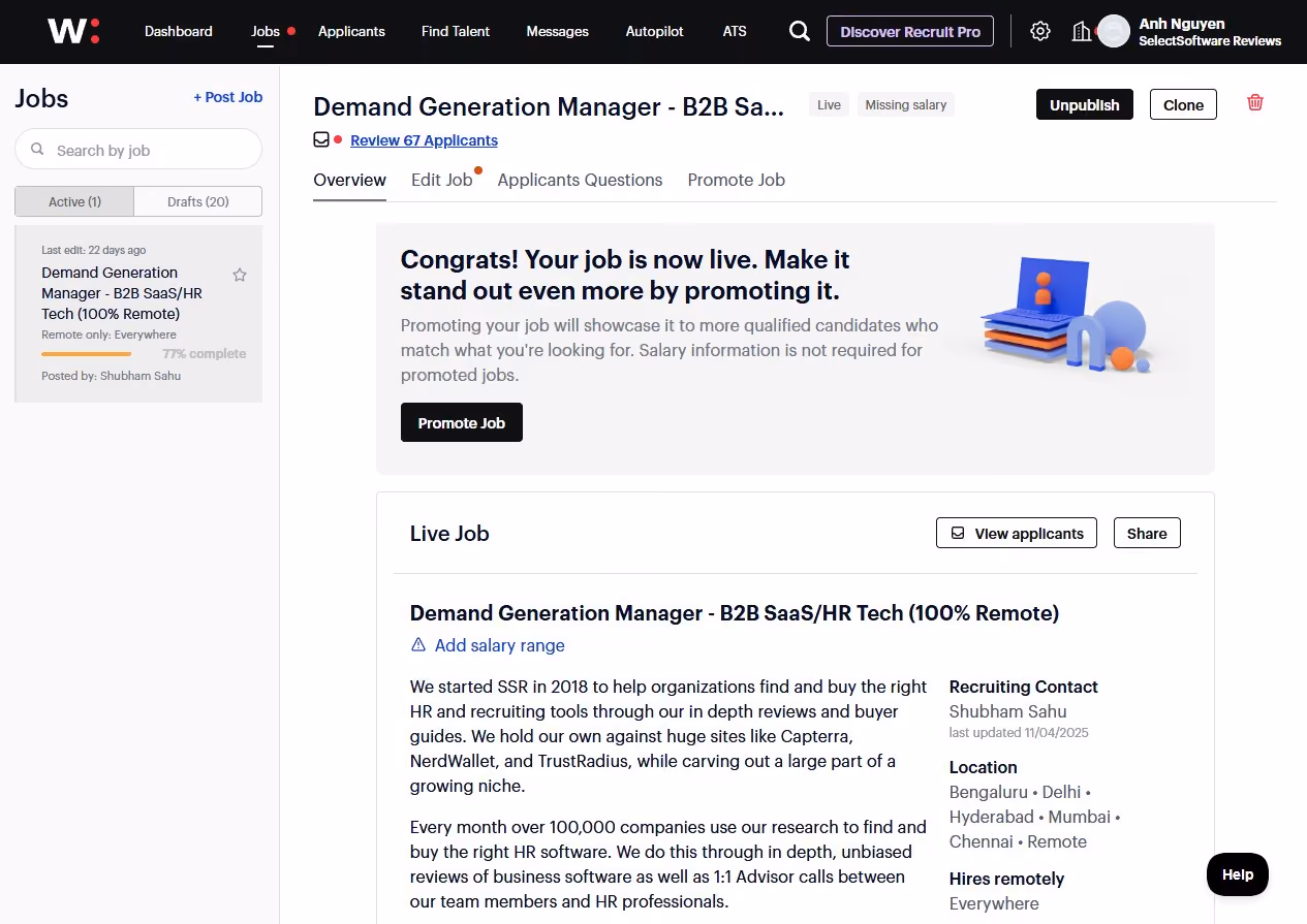 Wellfound job board