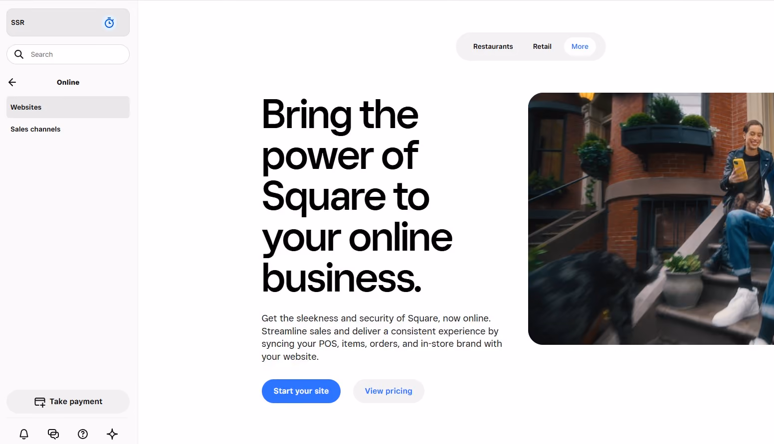 Square for building recruitment website