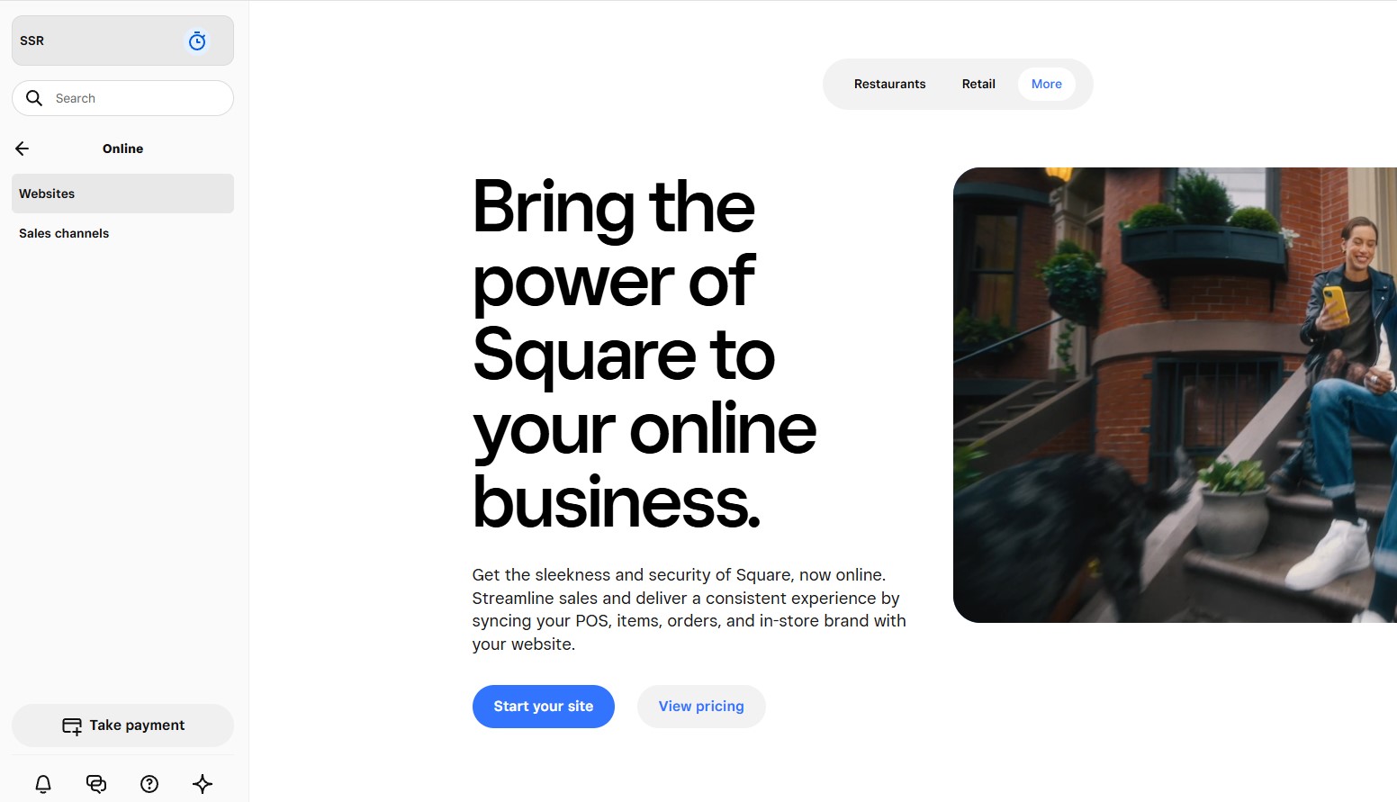 Square for building recruitment website