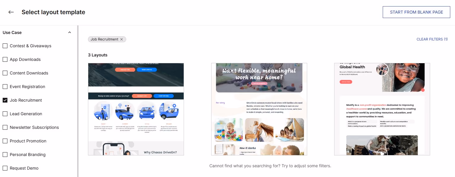 Instapage for High Conversion Recruiting Campaign Pages