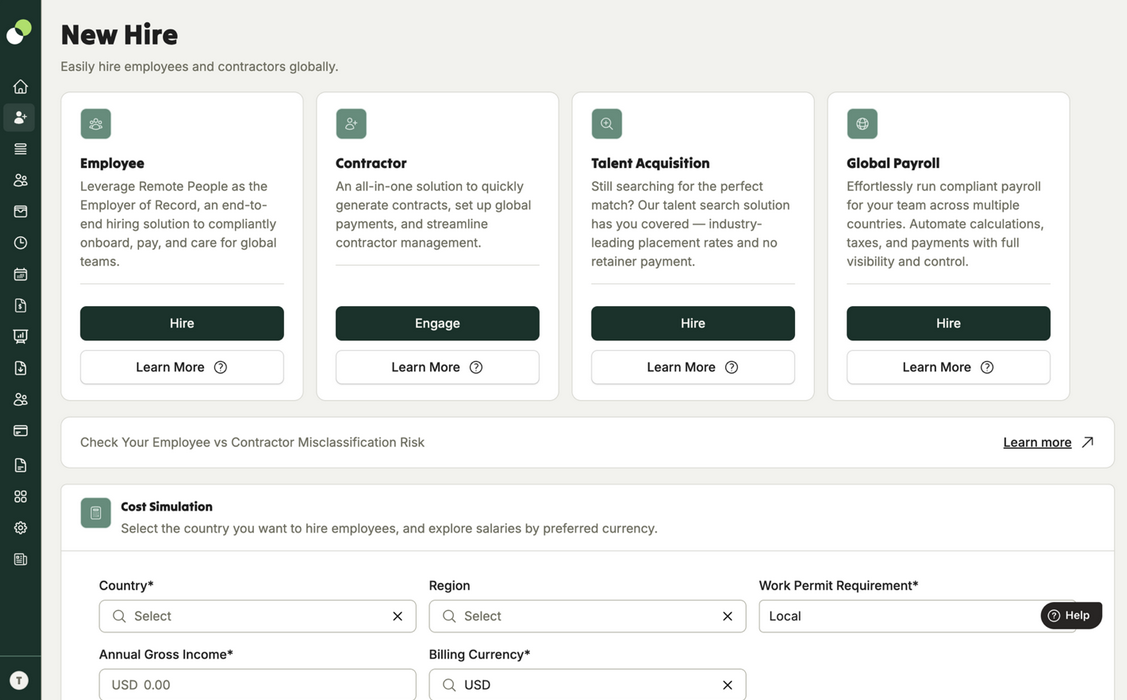 Horizons employer of record