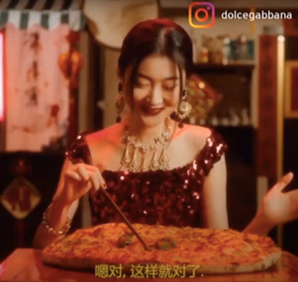 Culturally insensitive ad by Dolce Gabbana