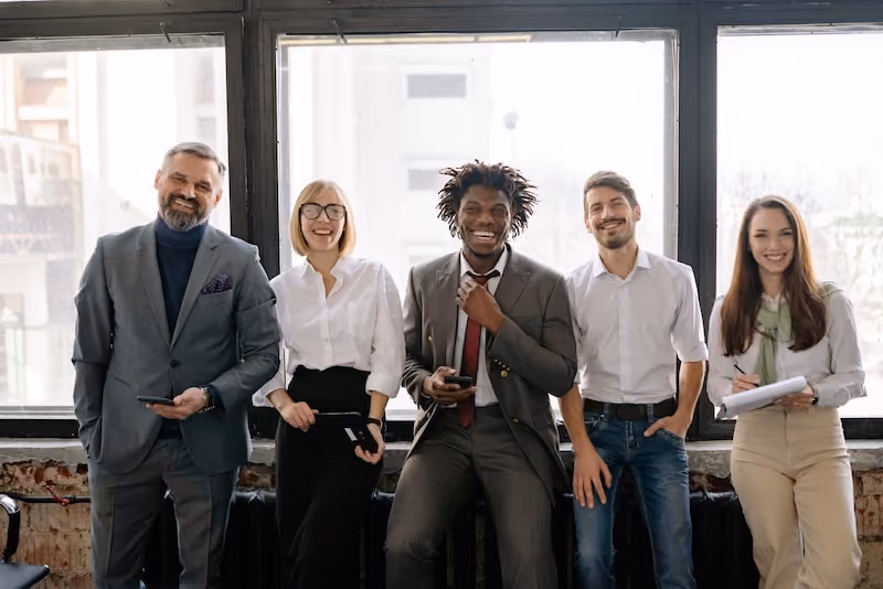 A group of employees to be onboarded