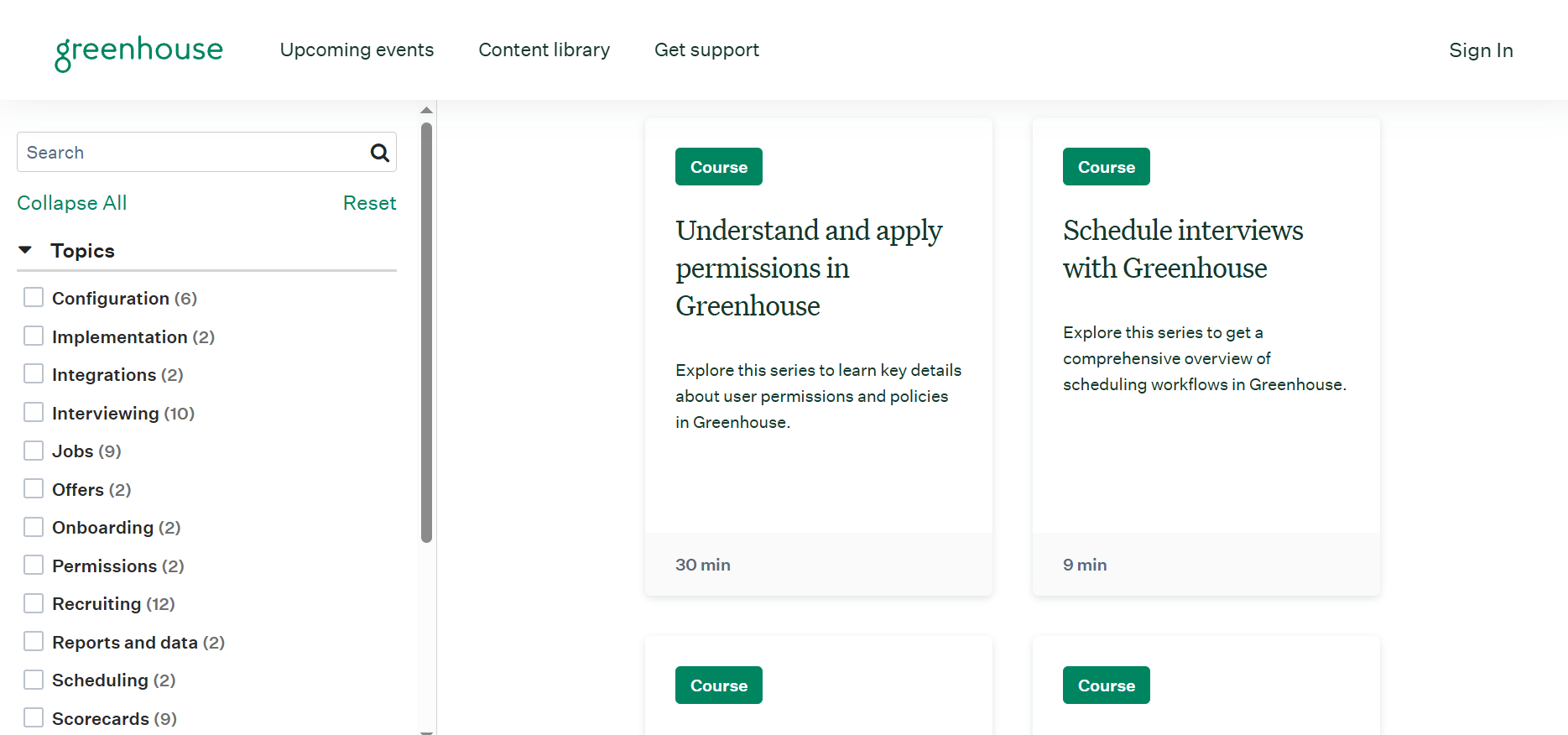Greenhouse ATS Training Series for recruiter onboarding and daily workflows