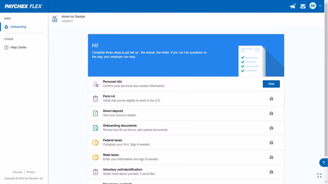Paychex PEO platform