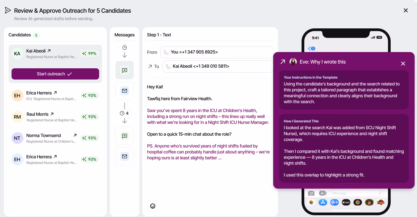 Hellora recruiting CRM software