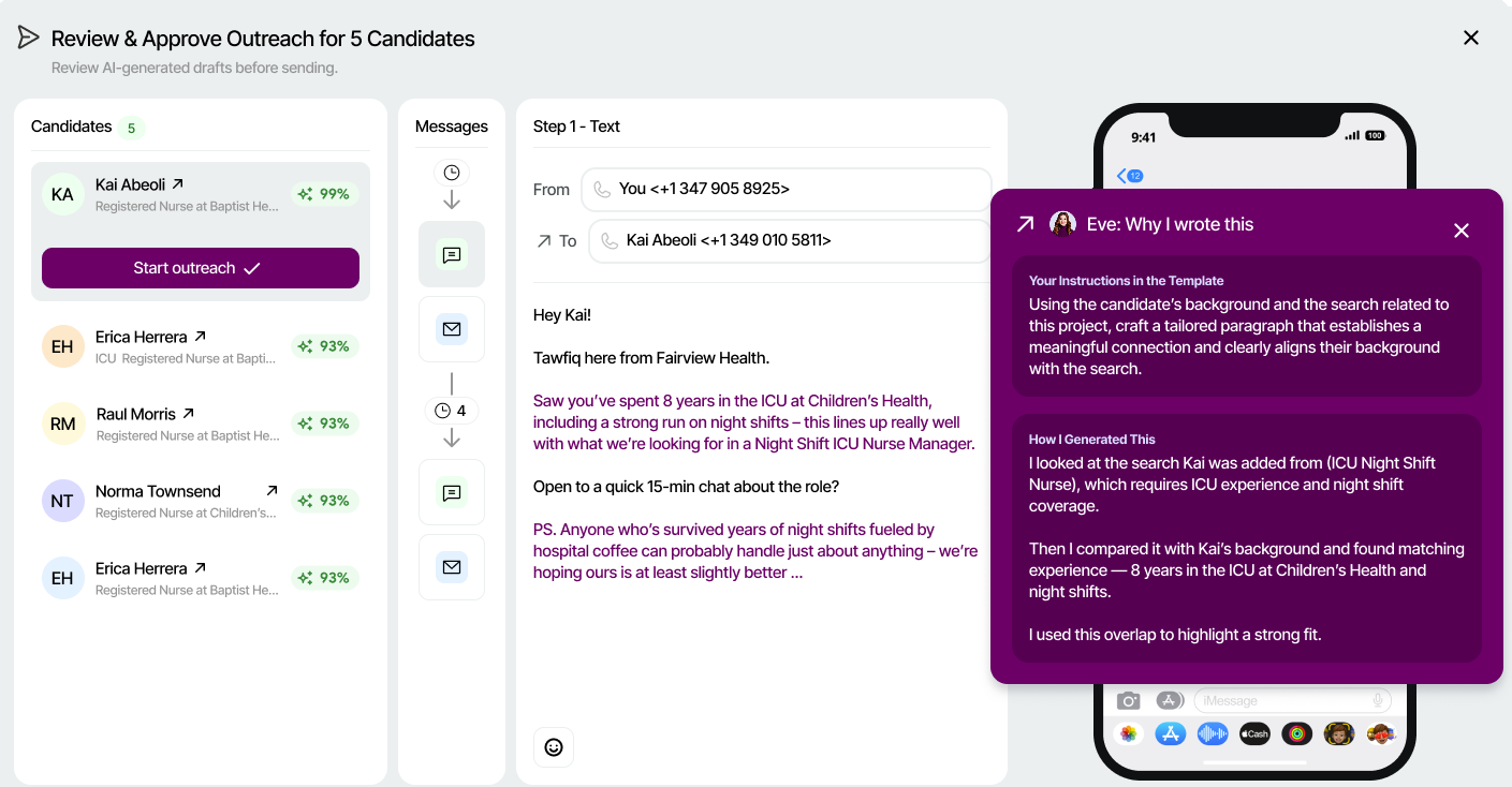 Hellora recruiting CRM software