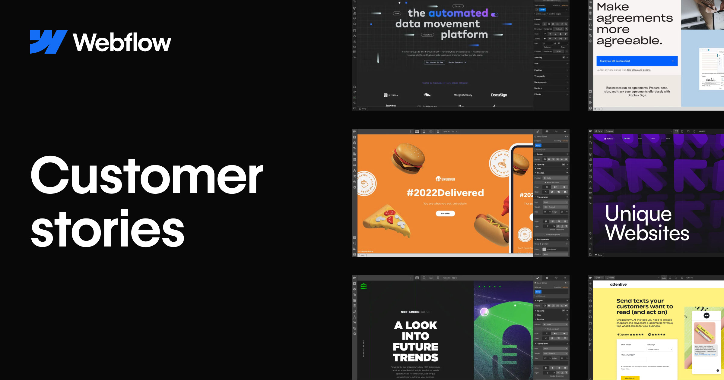 Customer stories | Webflow