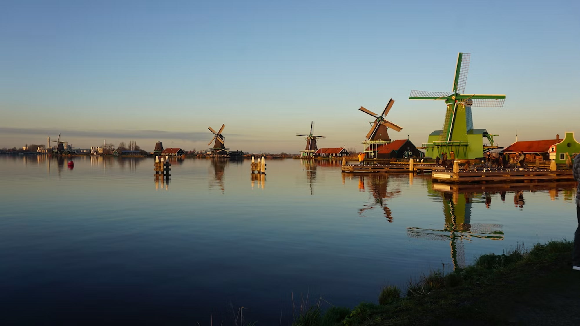 Zaanse Schans Windmill Village