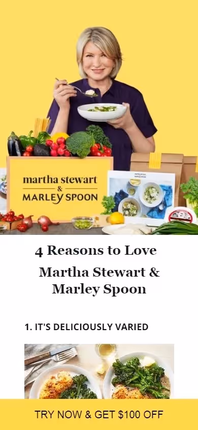 Martha Stewart & Marley Spoon