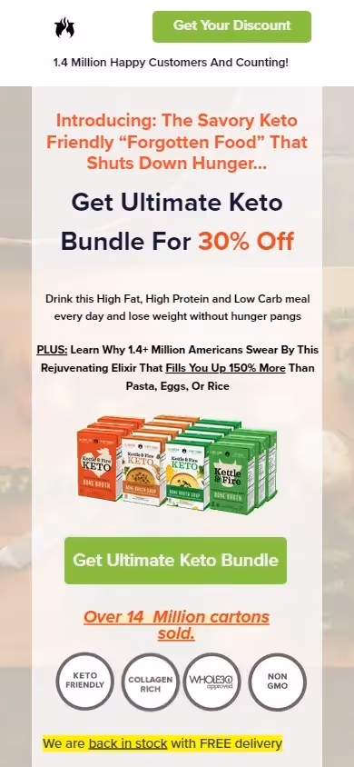 Kettle & Fire Bone Broth 
