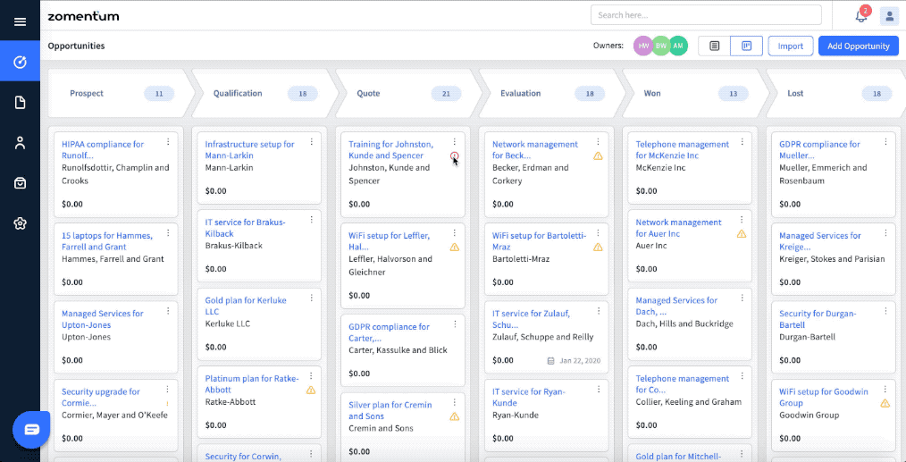 Visualize your Sales pipeline