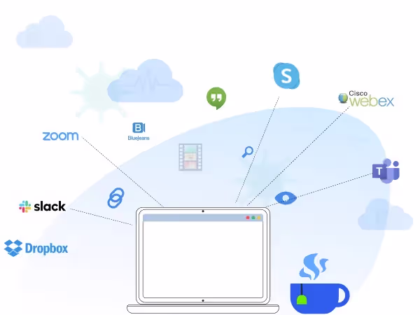 Illustration of List of tech tools to enable remote work amid Coronavirus outbreak