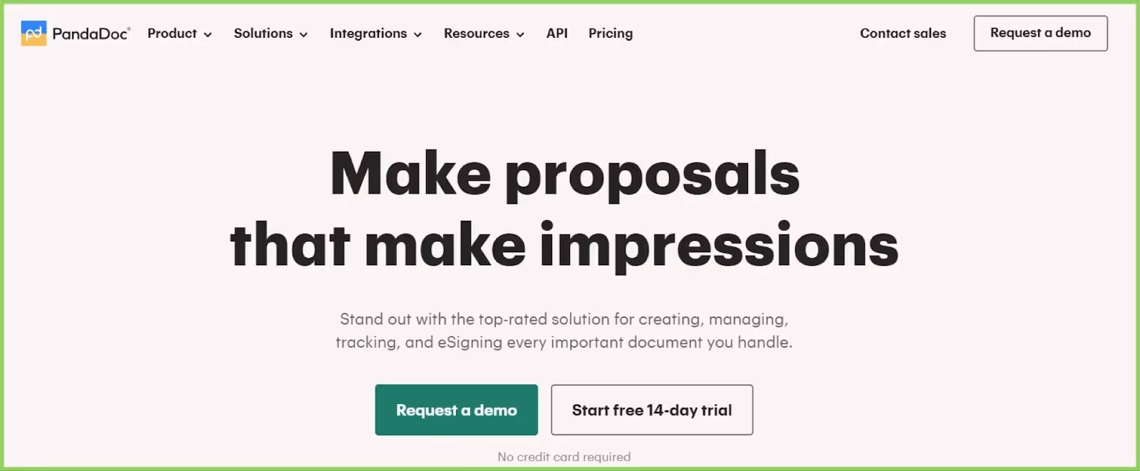 PandaDoc helps create proposals easily