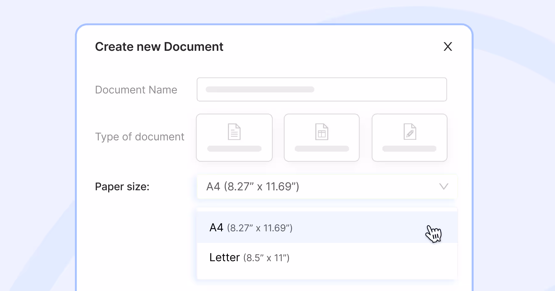 Letter Paper Size Support