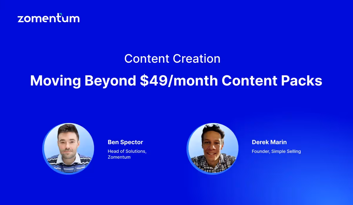 Content Creation – Moving Beyond $49/month Content Packs