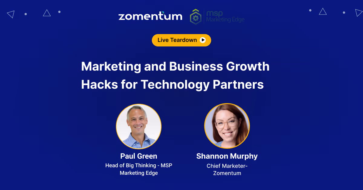 Marketing and Business Growth Hacks for Technology Partners